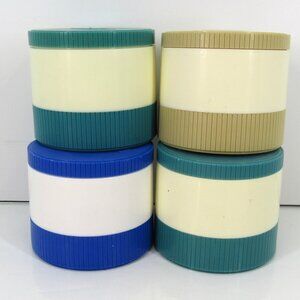 Vintage Aladdin Thermo Jars Model #7000 Lot Of 4 Multiple Colors